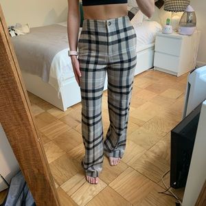 Aritzia Wildfred Madelon Plaid Pants Size 0